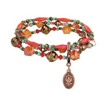 Orange - Petit Glamour d'Afrique Armband von Konplott